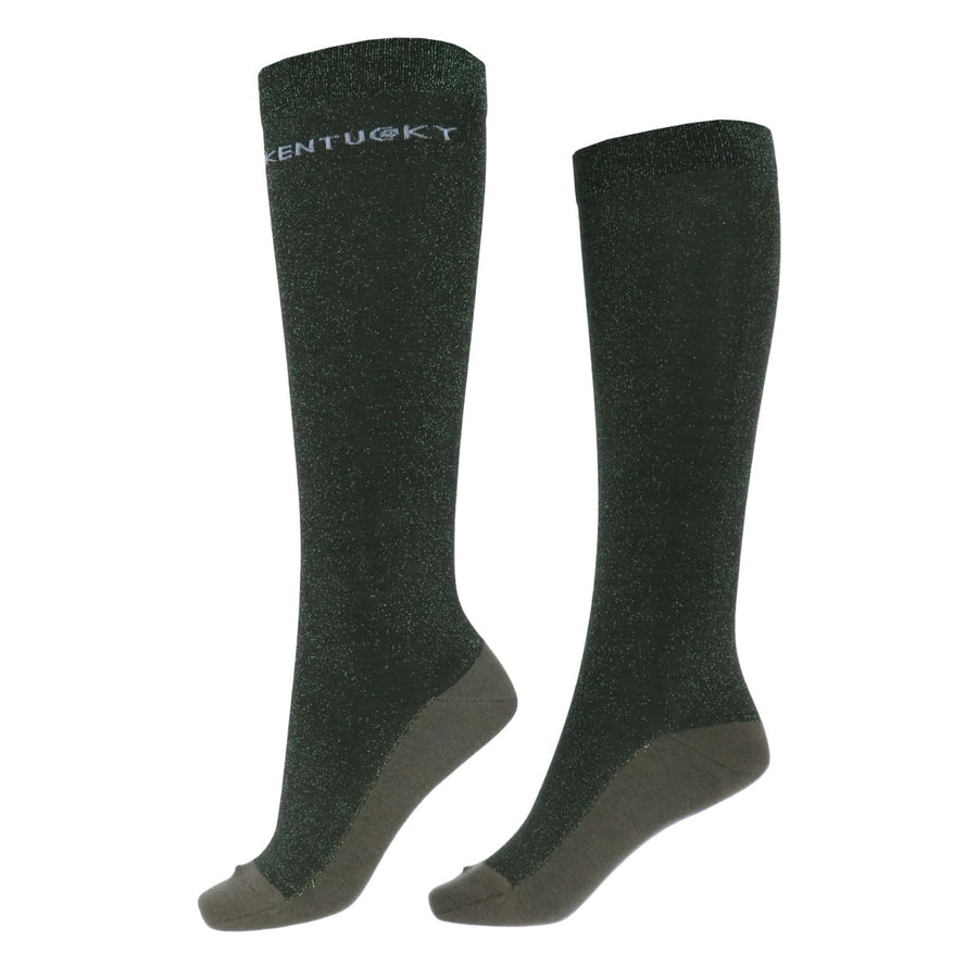Kentucky Socks Glitter Pine Green
