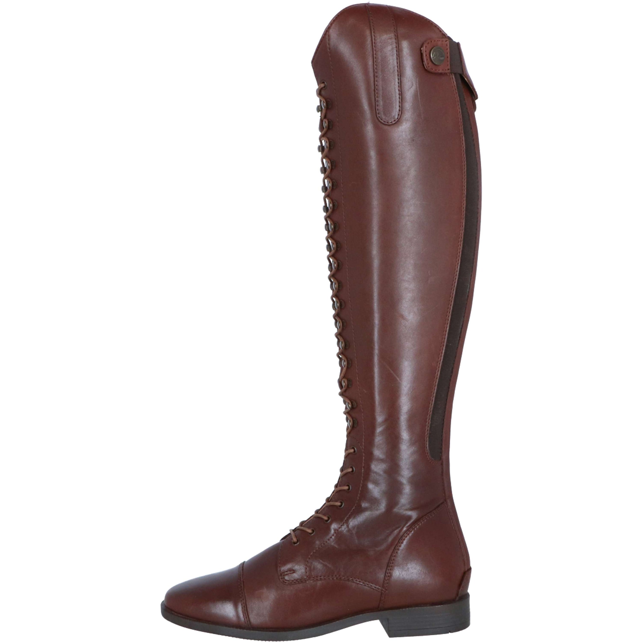 HKM Riding Boots Elegant Lace Standard Brown