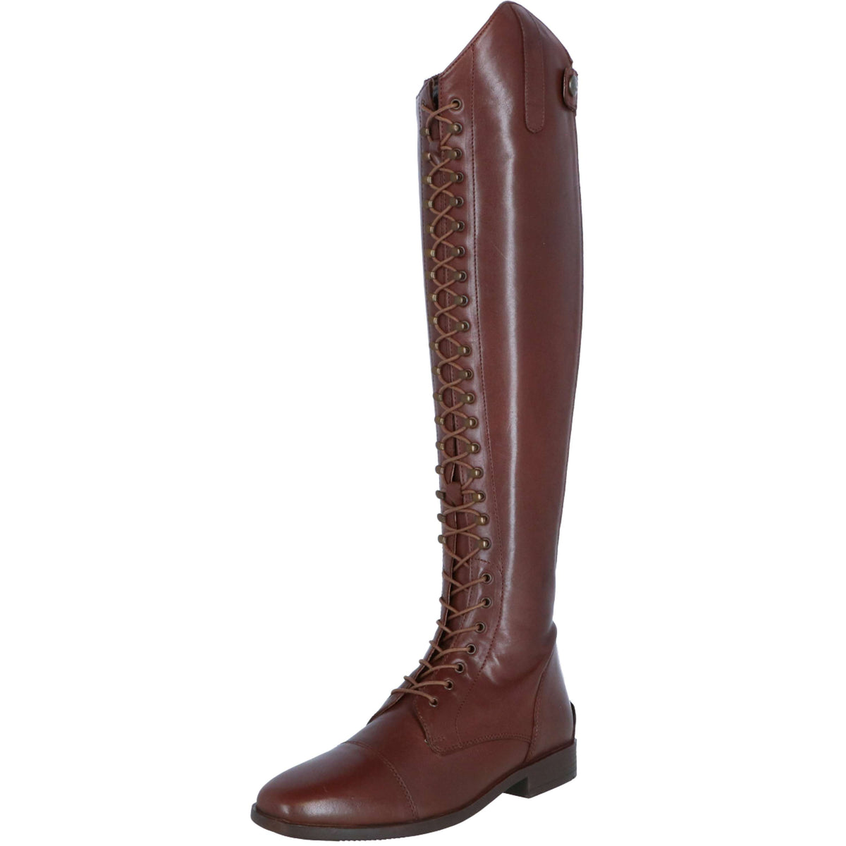 HKM Riding Boots Elegant Lace Long Brown