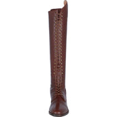 HKM Riding Boots Elegant Lace Long Brown