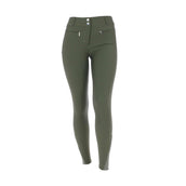 HKM Breeches Liv High Waist Silicon Full Grip Dark Green