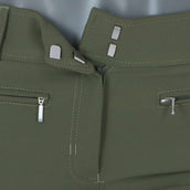 HKM Breeches Liv High Waist Silicon Full Grip Dark Green