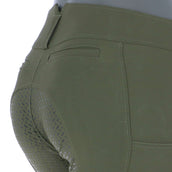 HKM Breeches Liv High Waist Silicon Full Grip Dark Green