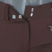 HKM Breeches Lea Silicon Full Grip Darkbrown