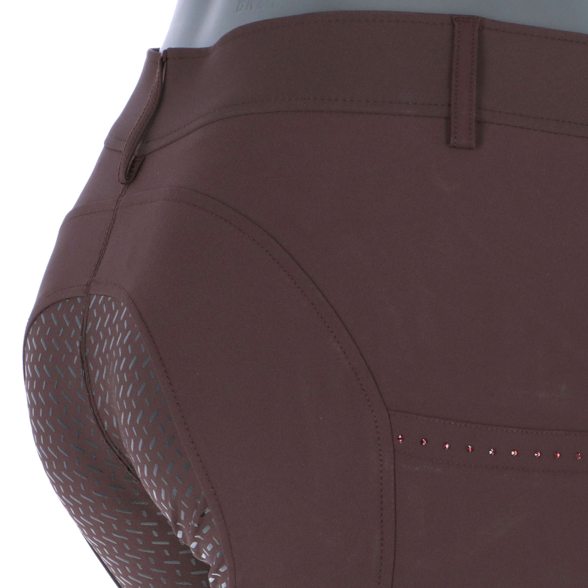 HKM Breeches Lea Silicon Full Grip Darkbrown