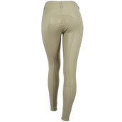 HKM Breeches Lea Silicon Full Grip Olive Green