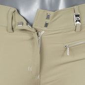 HKM Breeches Lea Silicon Full Grip Olive Green