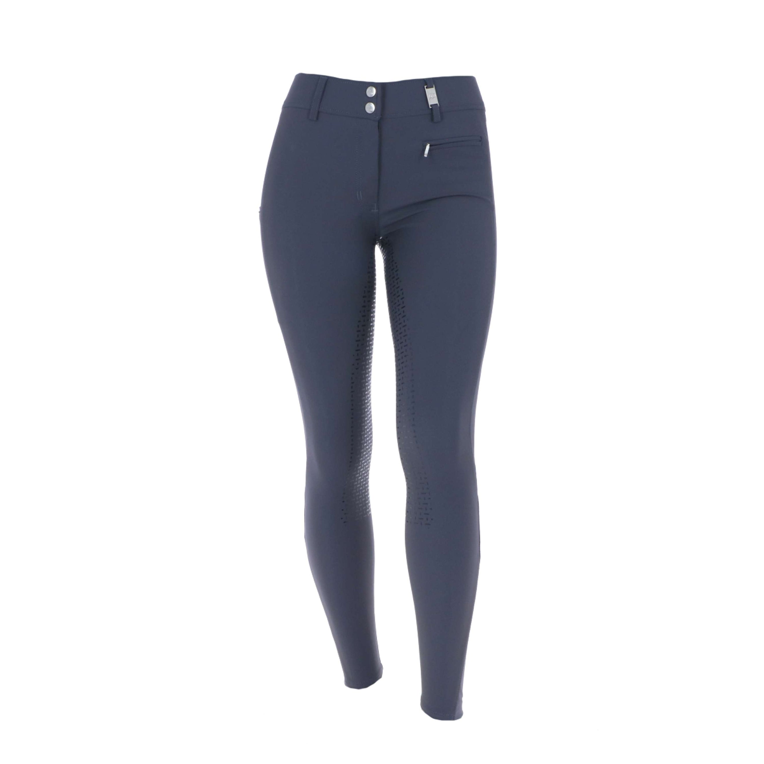 HKM Breeches Lea Silicon Full Grip Darkblue