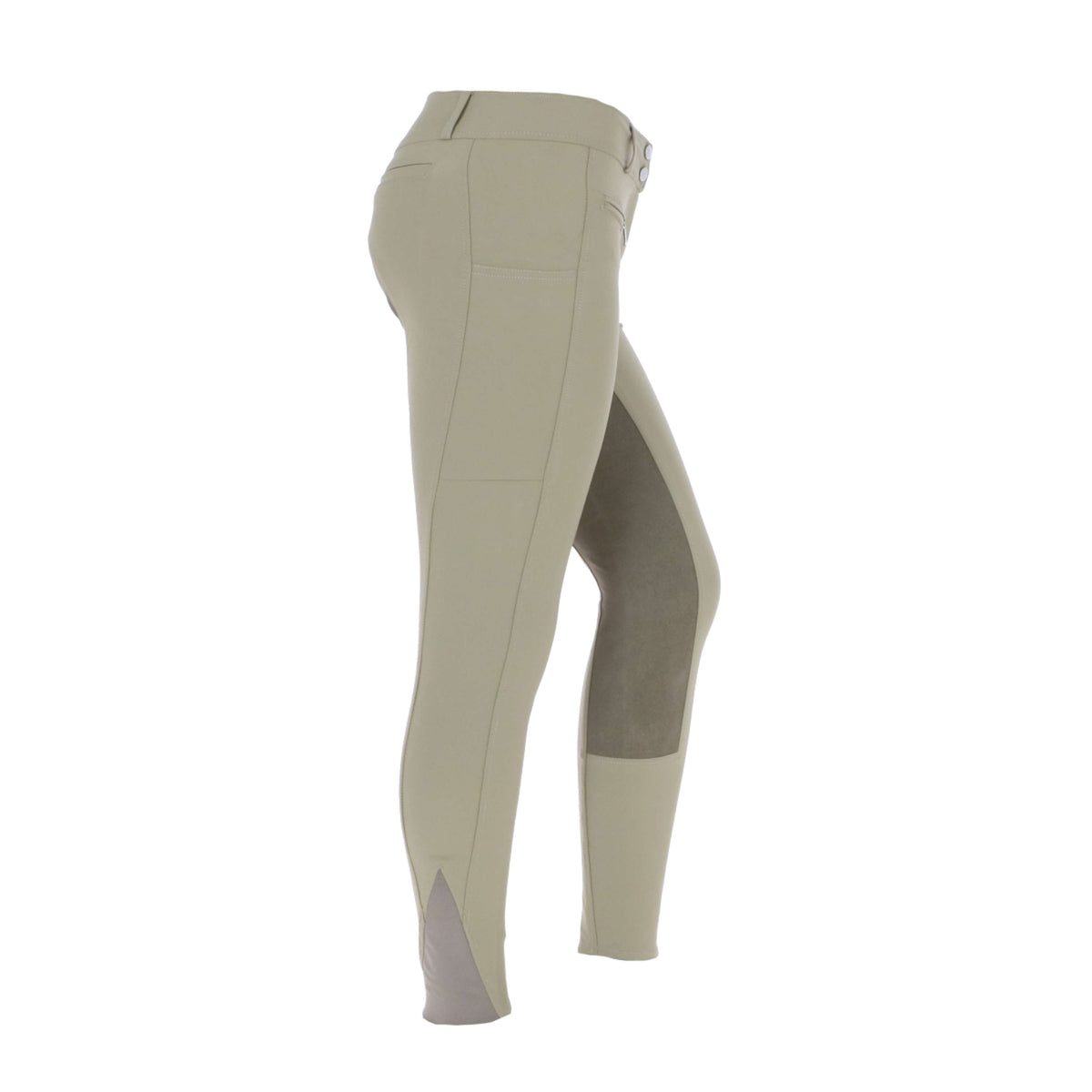 HKM Breeches Liv High Waist Alos Full Grip Olive Green