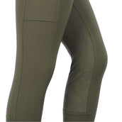 HKM Breeches Liv High Waist Alos Full Grip Dark Green