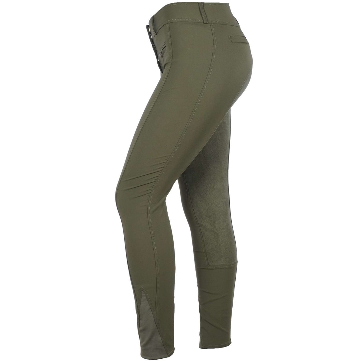 HKM Breeches Liv High Waist Alos Full Grip Dark Green