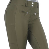 HKM Breeches Liv High Waist Alos Full Grip Dark Green