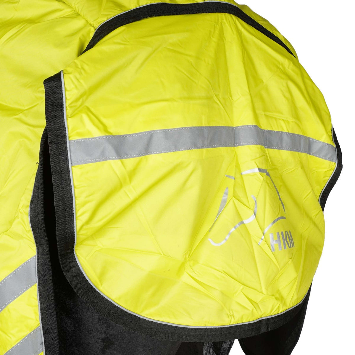 HKM Exercise Rug Reflective with Fleece Lining Neon Yellow