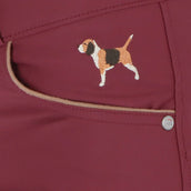 HKM Breeches Beagle Full Grip Bordeaux