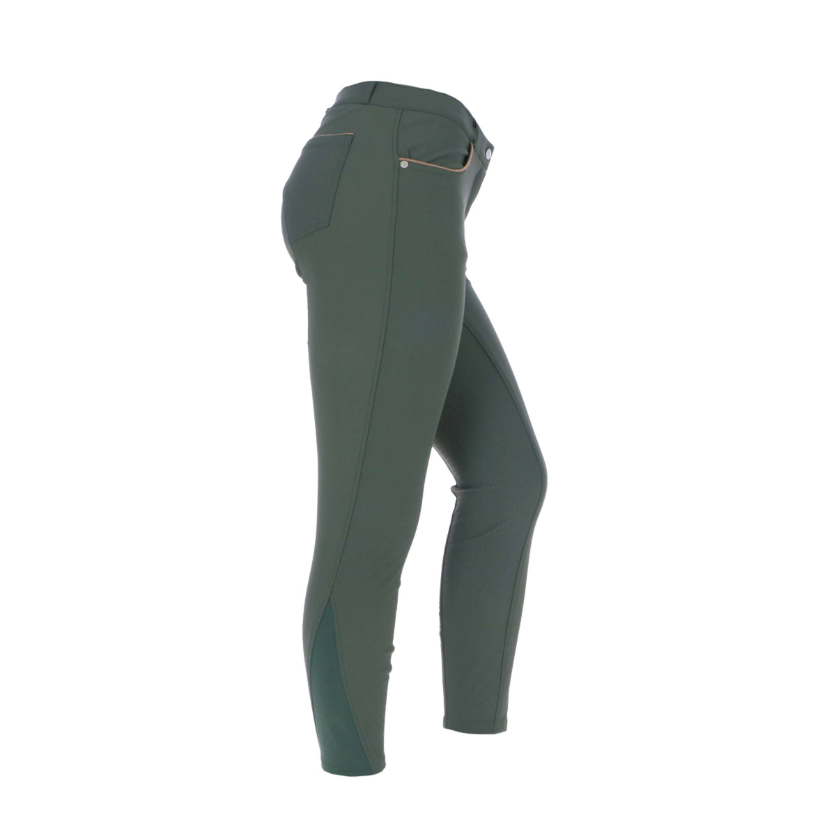 HKM Breeches Beagle Full Grip Dark Green