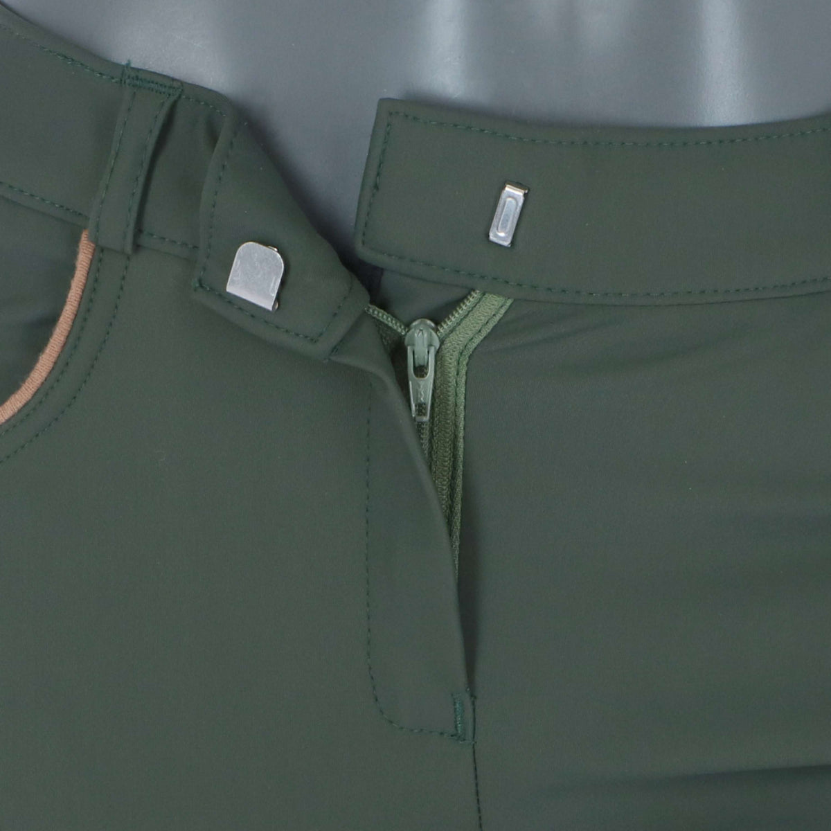 HKM Breeches Beagle Full Grip Dark Green