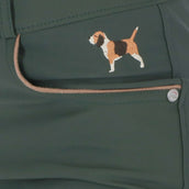 HKM Breeches Beagle Full Grip Dark Green