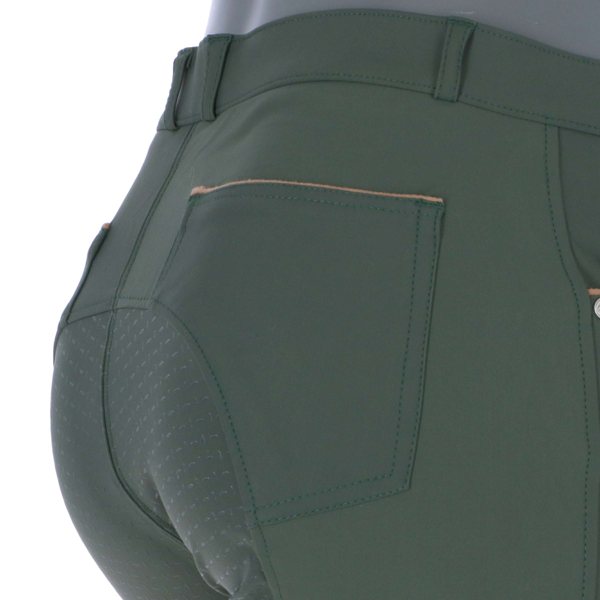 HKM Breeches Beagle Full Grip Dark Green