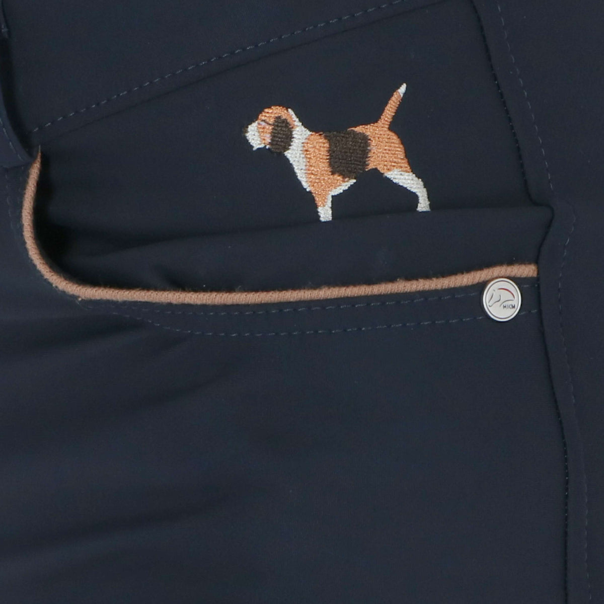 HKM Breeches Beagle Full Grip Darkblue