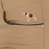 HKM Breeches Beagle Knee Grip Camel