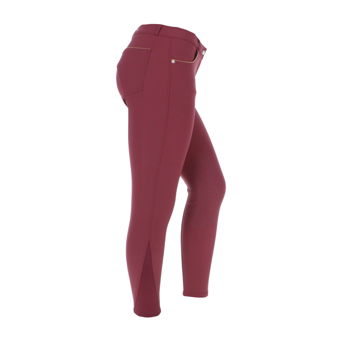 HKM Breeches Beagle Knee Grip Bordeaux