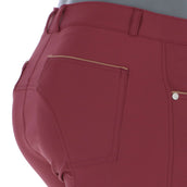 HKM Breeches Beagle Knee Grip Bordeaux