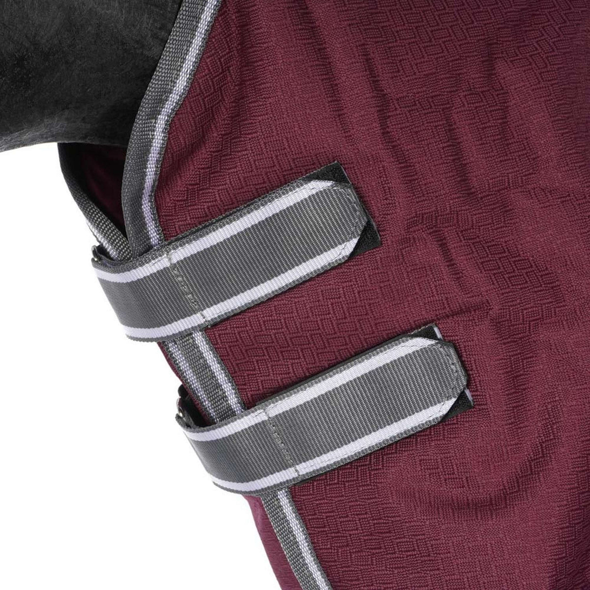 Weatherbeeta Comfitec Plus Dynamic II Detach-A-Neck Heavy Maroon/Grey/White