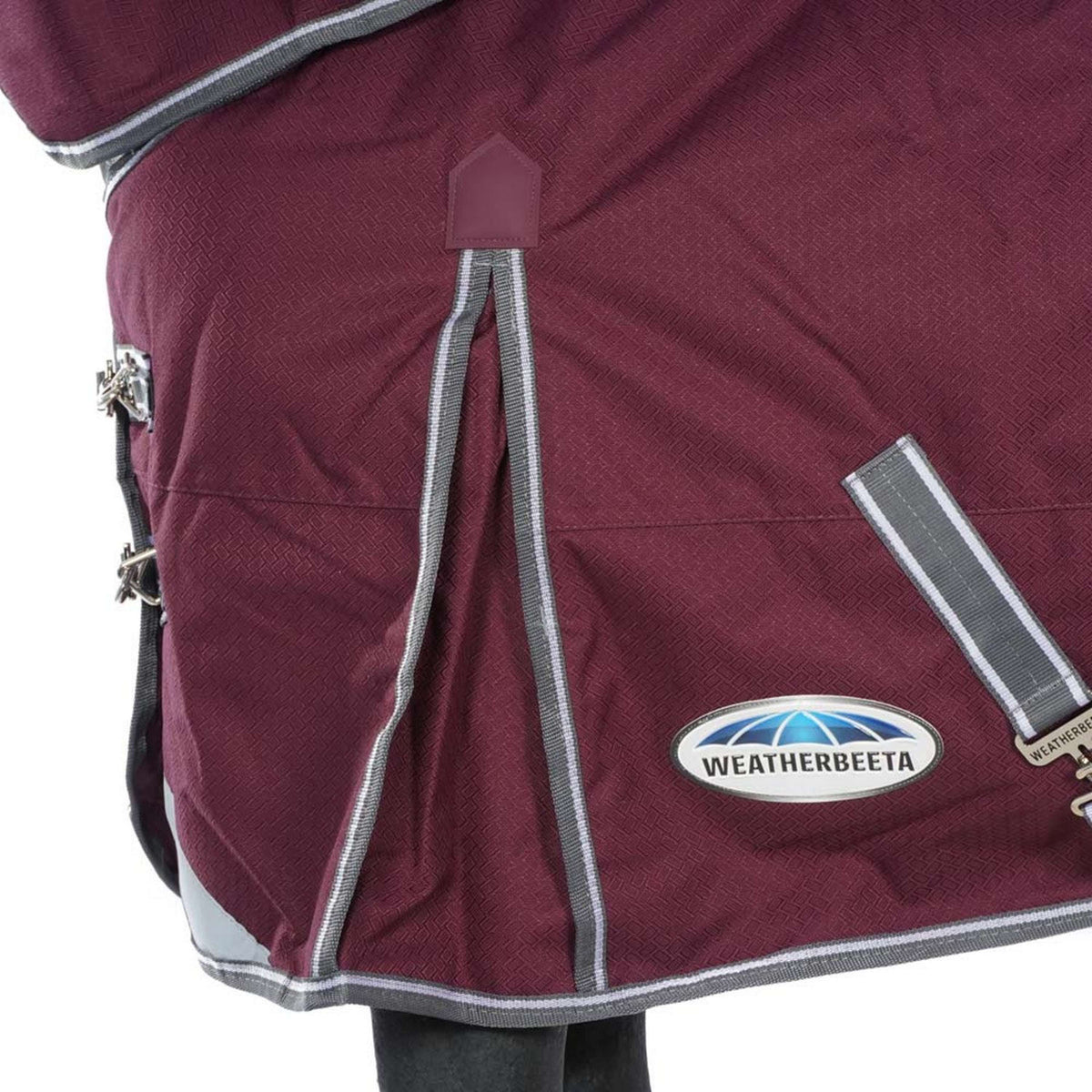 Weatherbeeta Comfitec Plus Dynamic II Detach-A-Neck Heavy Maroon/Grey/White