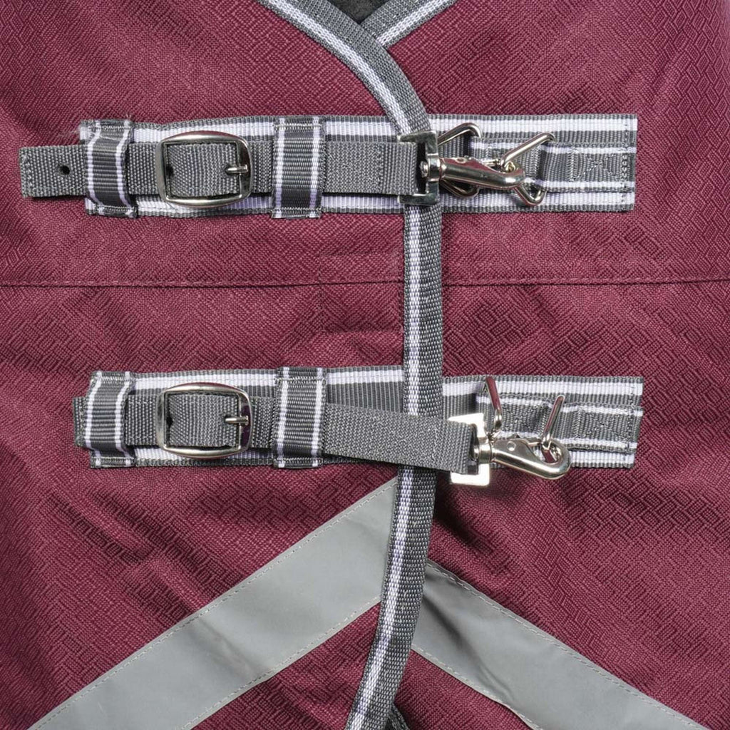 WeatherBeeta Winter Rug ComFiTec Plus Dynamic II Standard Neck Medium 220g Maroon/Grey/White