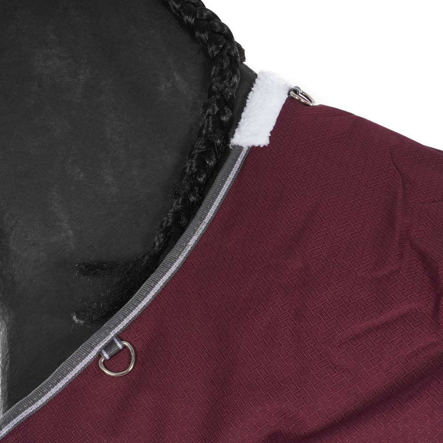 WeatherBeeta Winter Rug ComFiTec Plus Dynamic II Standard Neck Medium 220g Maroon/Grey/White