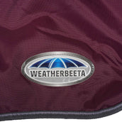 Weatherbeeta Dog Rug Comfitec Windbreaker Free Deluxe Maroon/Grey/White