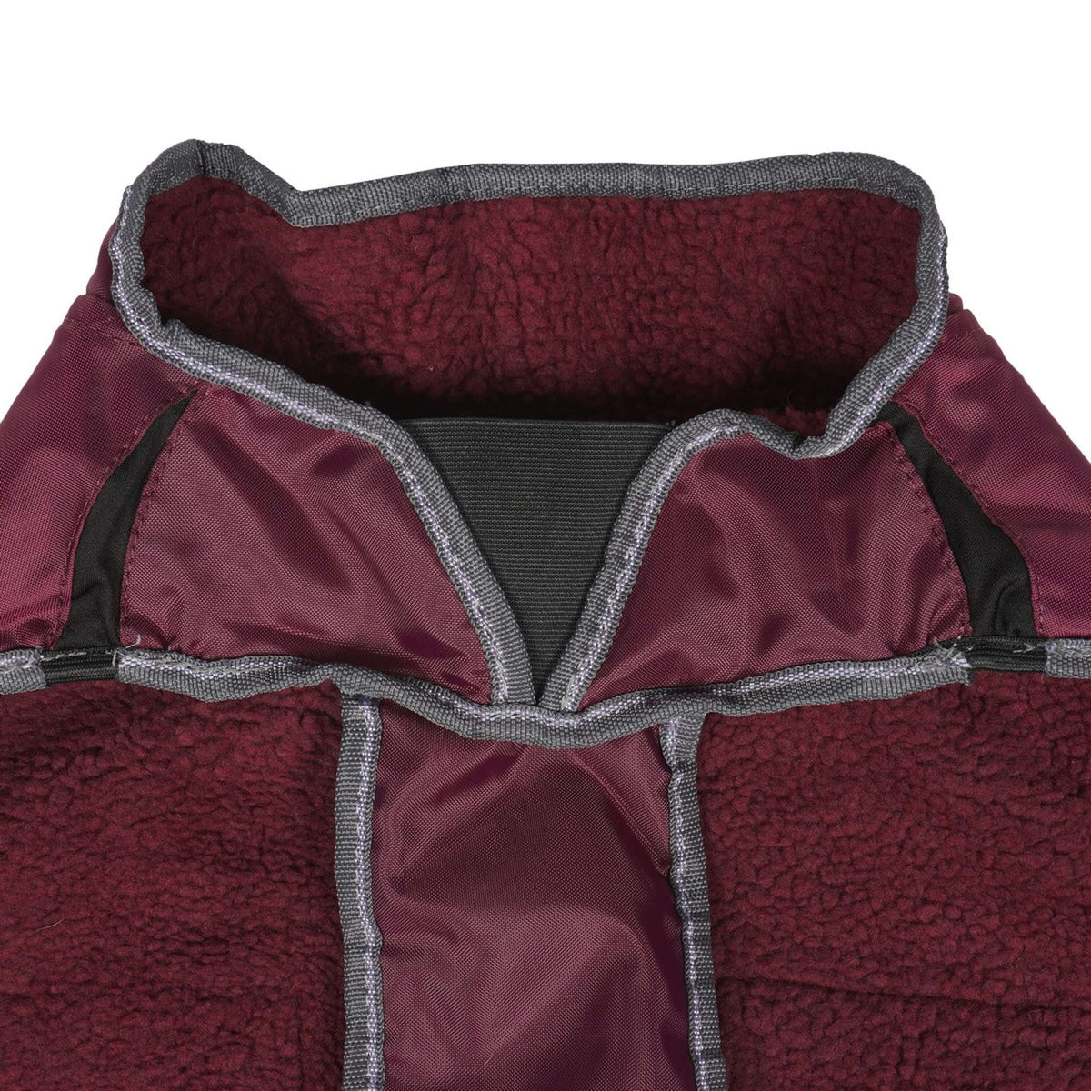 Weatherbeeta Dog Rug Comfitec Windbreaker Free Deluxe Maroon/Grey/White