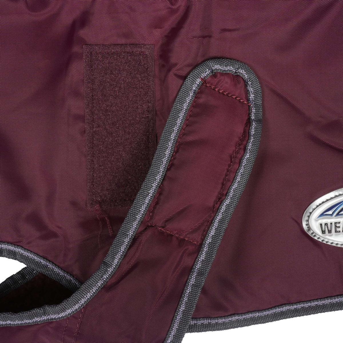 Weatherbeeta Dog Rug Comfitec Windbreaker Free Deluxe Maroon/Grey/White