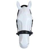 F.R.A. Bit-less Bridle Alizée Mistral Side Pull Rubber Gripreins Black