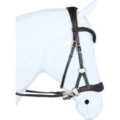 F.R.A. Bit-less Bridle Aruba Side Pull Softleather Reins Brown