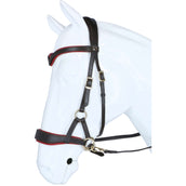 F.R.A. Bit-less Bridle Aruba Side Pull Softleather Reins Black