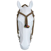 F.R.A. Classic Bridle Bodanza Cotton with Removable Reins green yellow