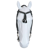 F.R.A. Classic Bridle Bodanza Cotton with Removable Reins Black/White