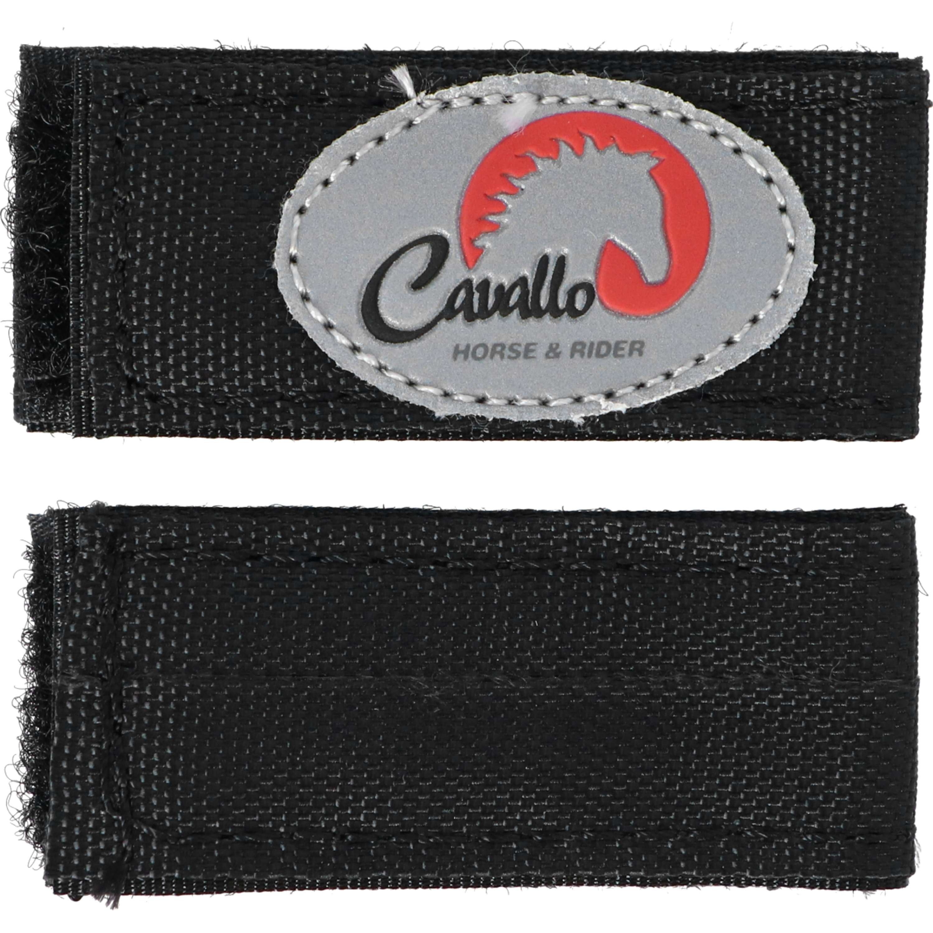 F.R.A. Cavallo Horse & Rider Velcro CLB for Hoofboots Black
