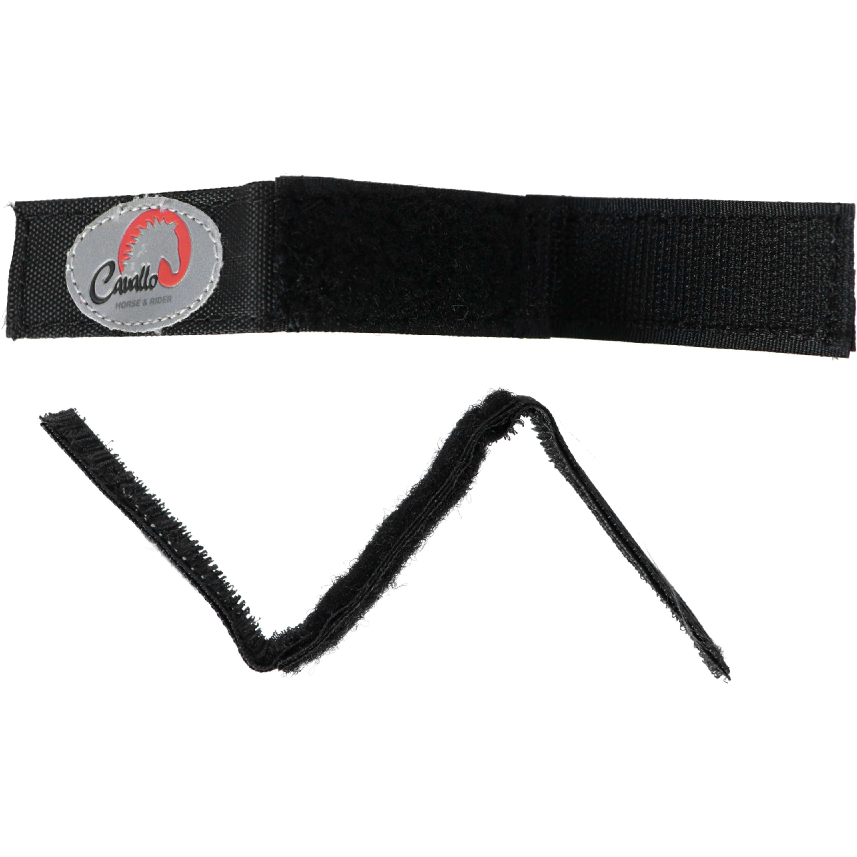 F.R.A. Cavallo Horse & Rider Velcro CLB for Hoofboots Black