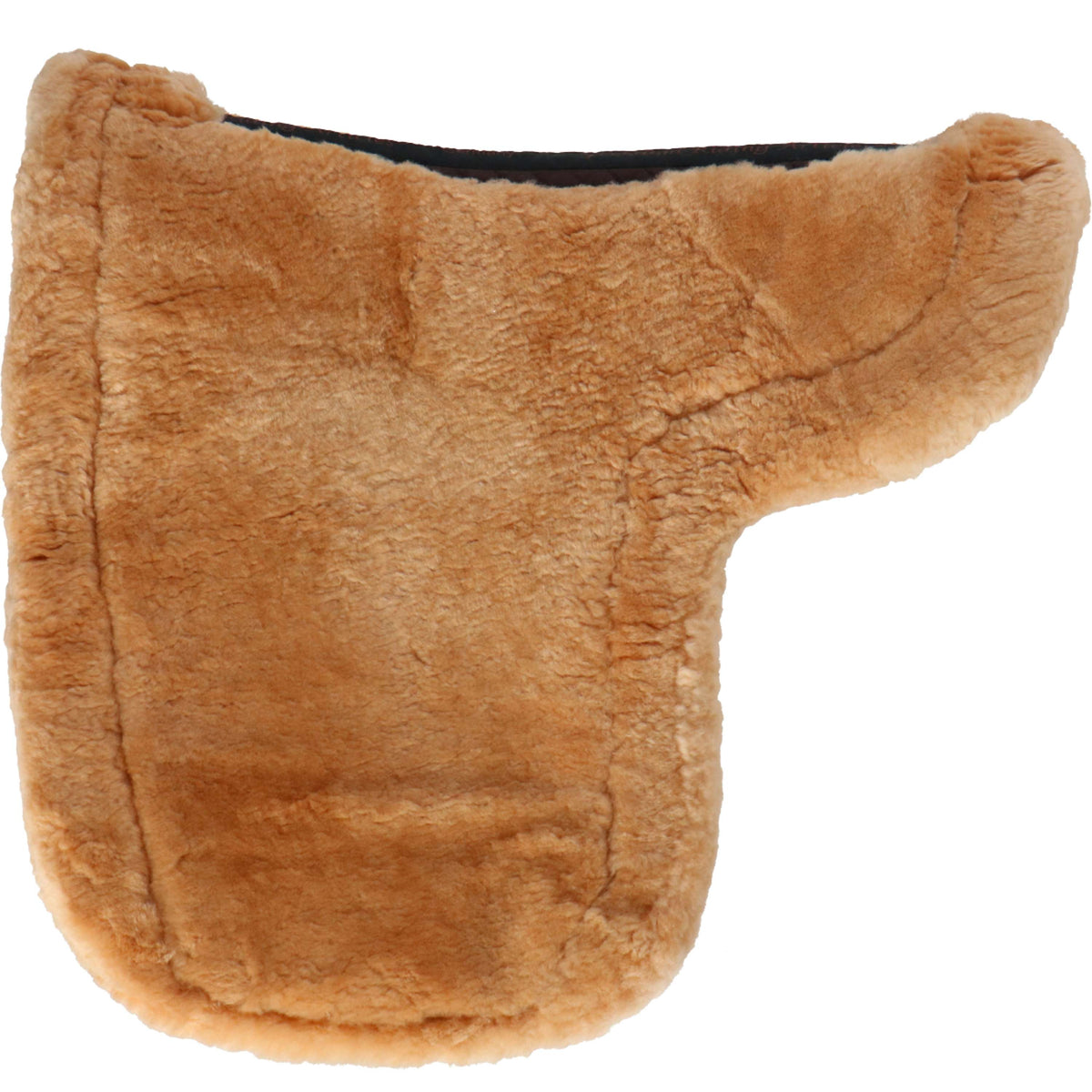 F.R.A. Saddlepad De Luxe Dressage Full Fur Brown/Camel