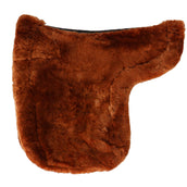 F.R.A. Saddlepad De Luxe Dressage Full Fur Brown/Cappuccino