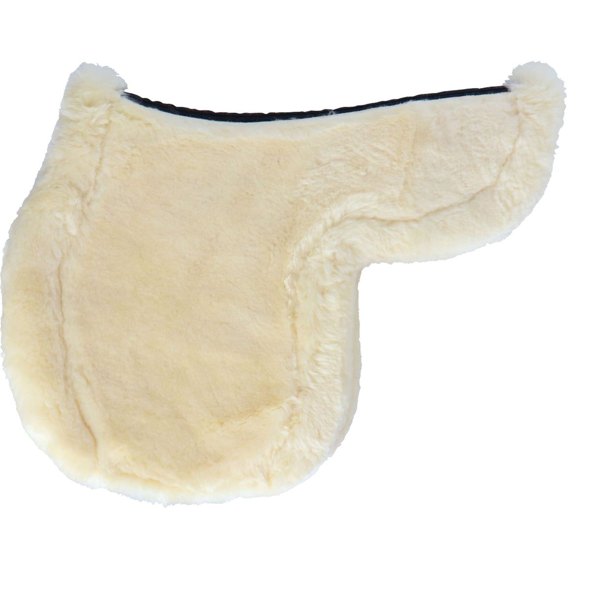 F.R.A. Saddlepad De Luxe Gerneral Purpose Full Fur Black/Natural