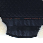 F.R.A. Saddlepad De Luxe Gerneral Purpose Full Fur Black/Natural