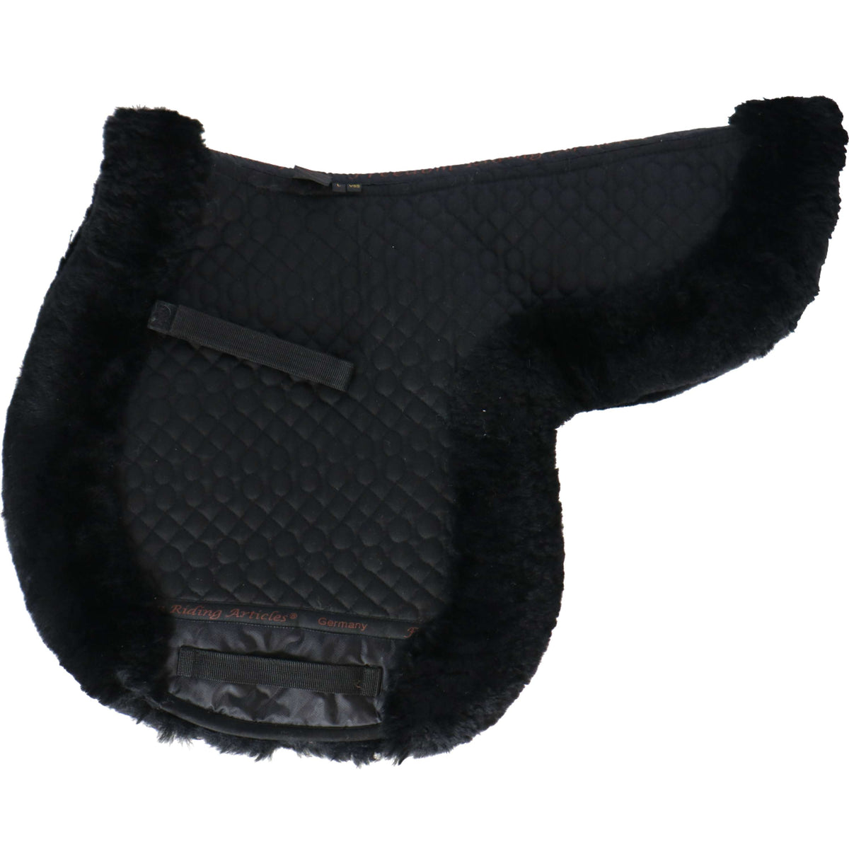 F.R.A. Saddlepad De Luxe Gerneral Purpose Full Fur Black