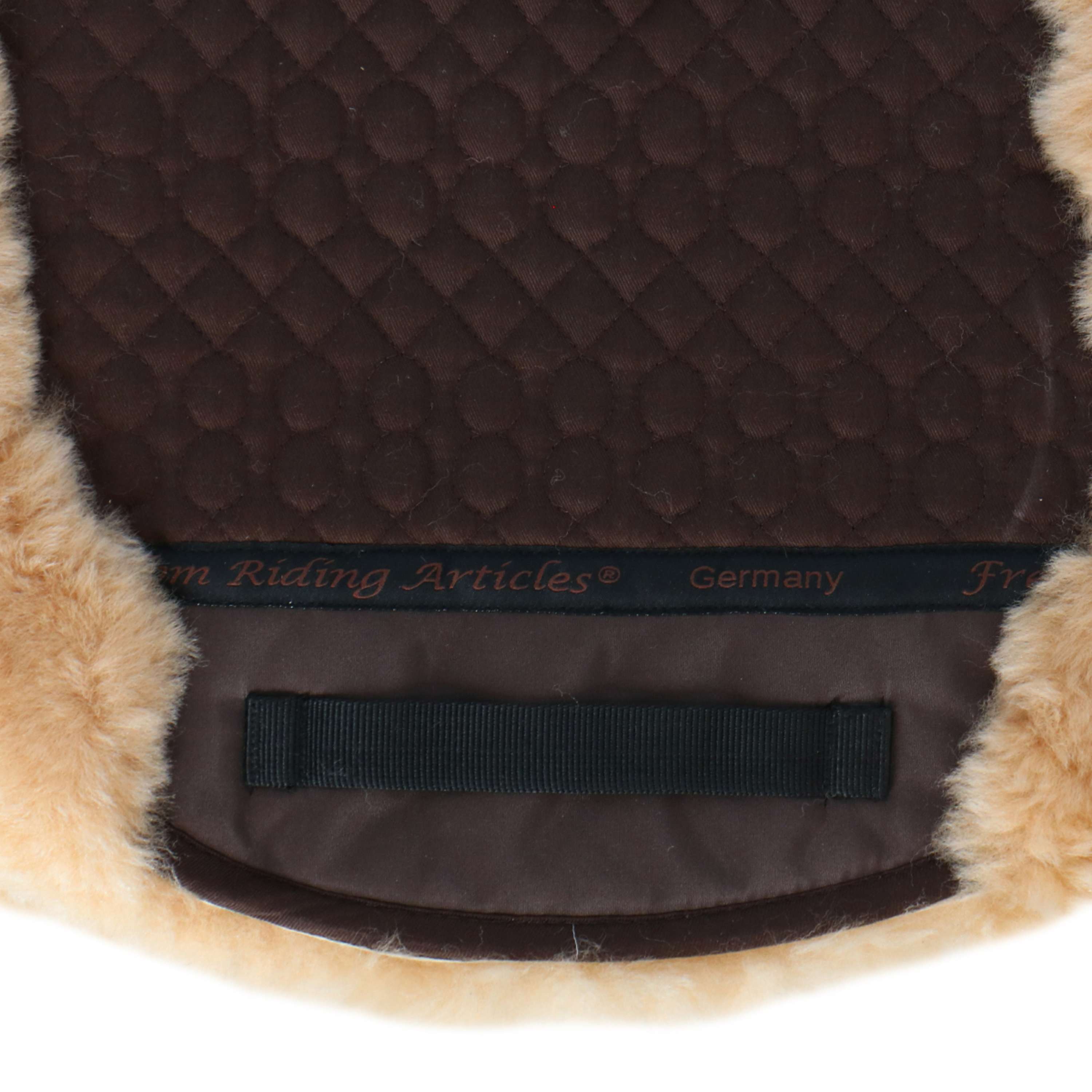 F.R.A. Saddlepad De Luxe Gerneral Purpose Full Fur Brown/Camel
