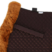 F.R.A. Saddlepad De Luxe Gerneral Purpose Full Fur Brown/Cappuccino