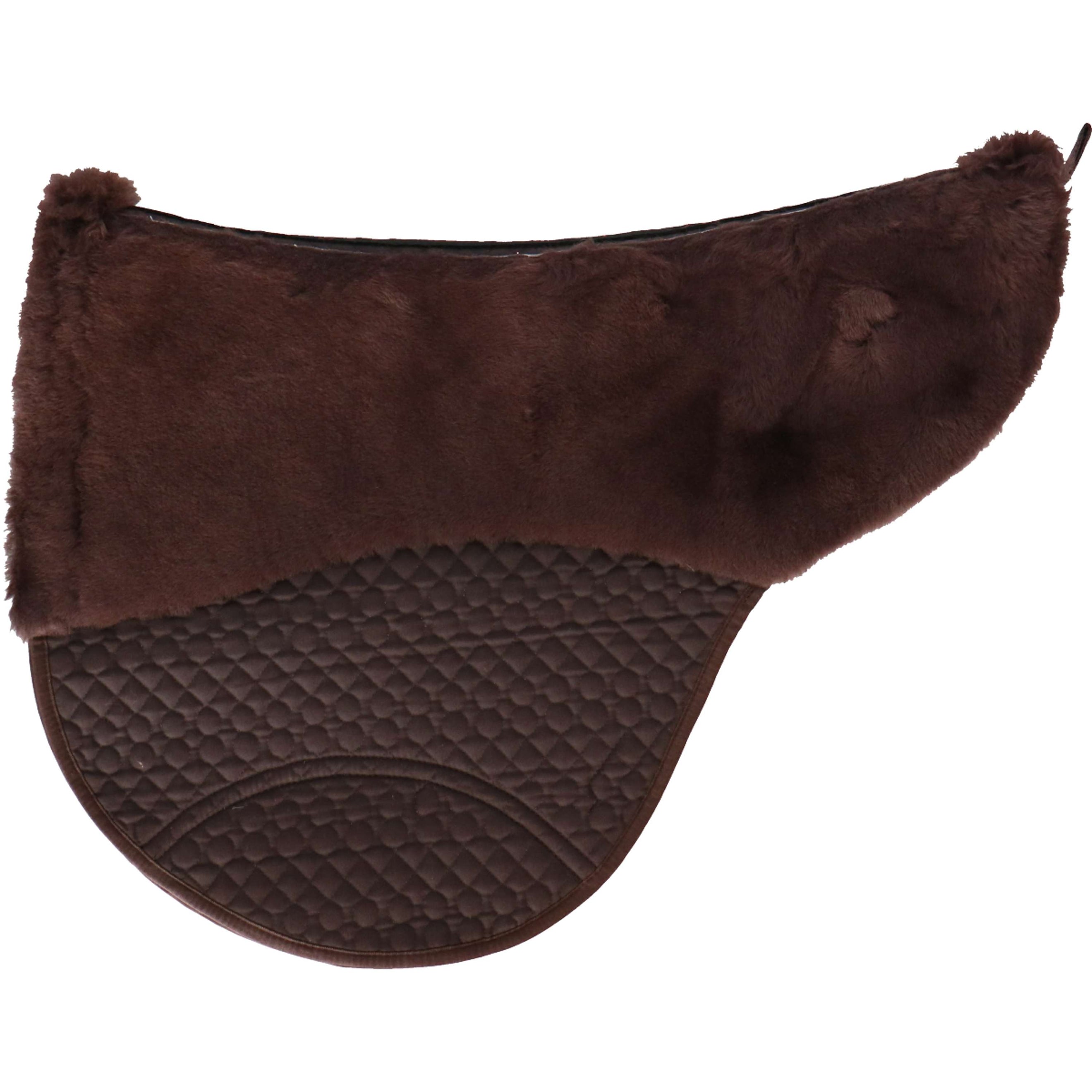 F.R.A. Saddle Pad De Luxe Extra for a Treeless Saddle Brown F.R.A. Saddle Pad De Luxe Extra for a Treeless Saddle Brown