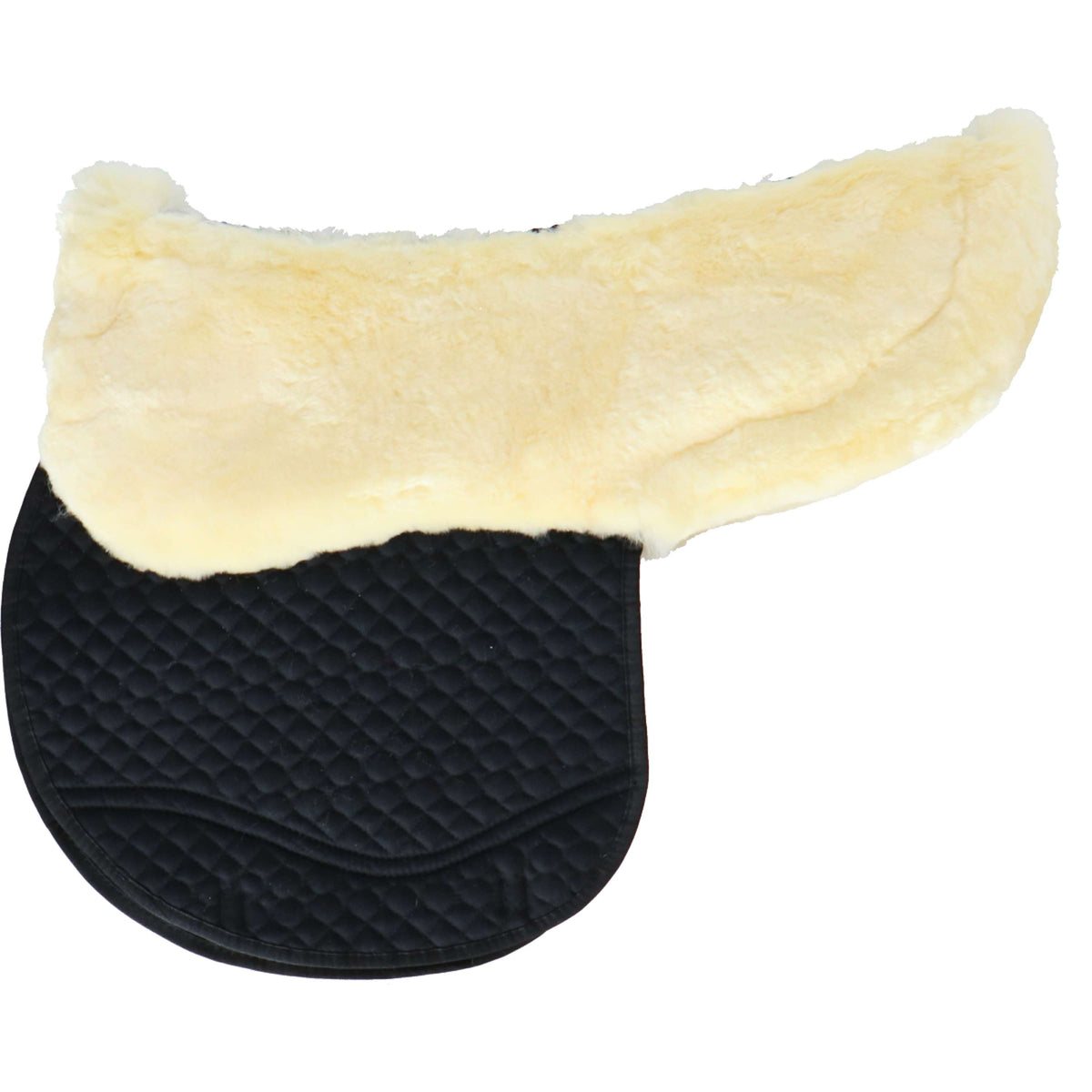 F.R.A. Saddlepad De Luxe Extra General Purpose Fur Black/Natural