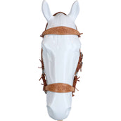 F.R.A. Bit-less Bridle Diego Side Pull Western Split Reins Naturel